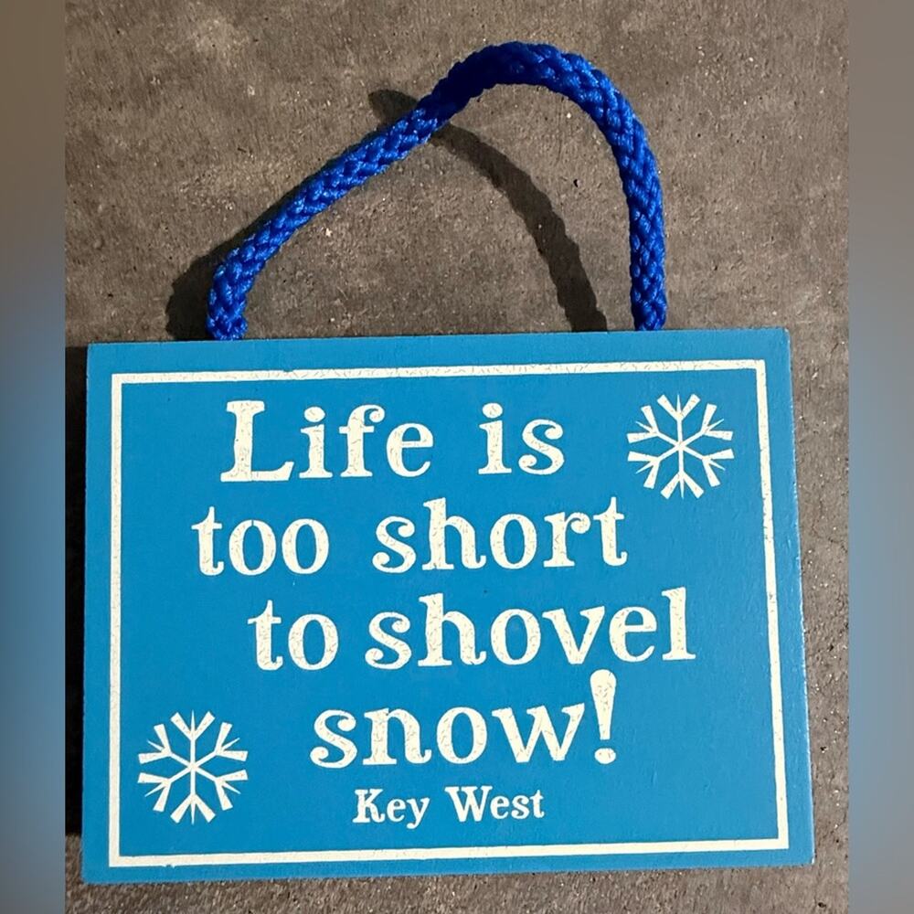 4x6 Blue Decorative Sign
